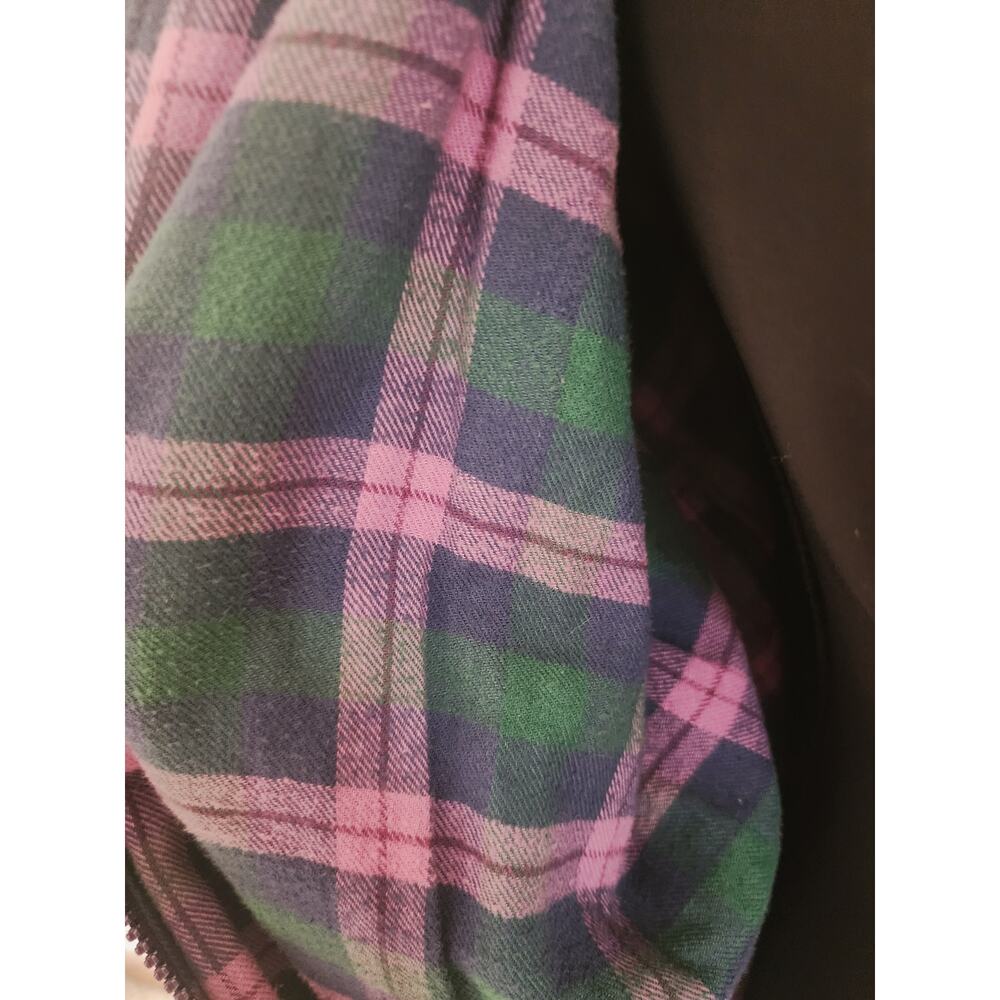 TOTES Classic Flannel Lined Raincoat Large Navy Blue - Picture 8 of 8